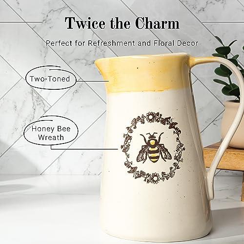 【並行輸入品】Young's セラミック 蜂の花瓶/ピッチャー Young's Inc. Ceramic Water Pitcher Lar_7