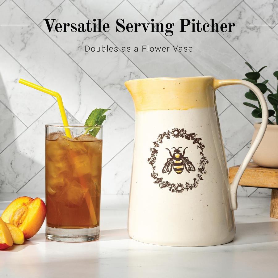 【並行輸入品】Young's セラミック 蜂の花瓶/ピッチャー Young's Inc. Ceramic Water Pitcher Lar_9