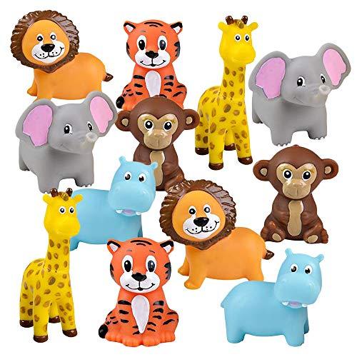 並行輸入品】ArtCreativity ビニール動物園の動物 12個セット