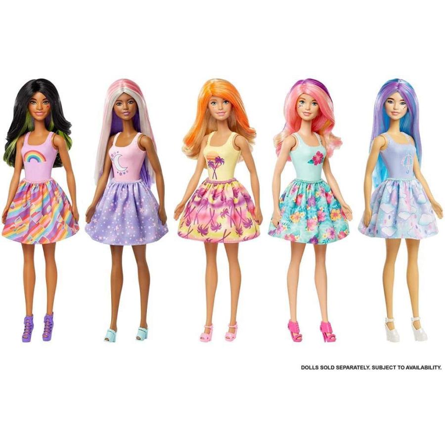 【並行輸入品】Mattel Barbie Color Reveal Doll: Sunny N’ Cool Series， One Surp_3