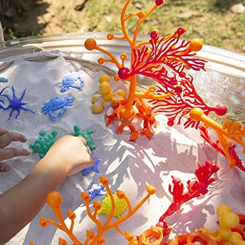 【並行輸入品】Guidecraft Coral Connections   70 pc. Set: Toy for Sand and Wateの画像