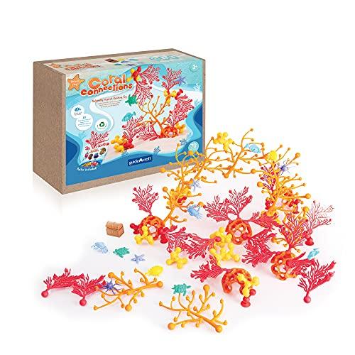【並行輸入品】Guidecraft Coral Connections   70 pc. Set: Toy for Sand and Wateの画像