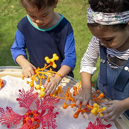 【並行輸入品】Guidecraft Coral Connections   70 pc. Set: Toy for Sand and Wateの画像