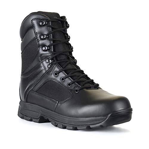 【並行輸入品】LA Police Gear Sector 8" Side Zip Duty Boot, Men's Tactical Boot |  | 01
