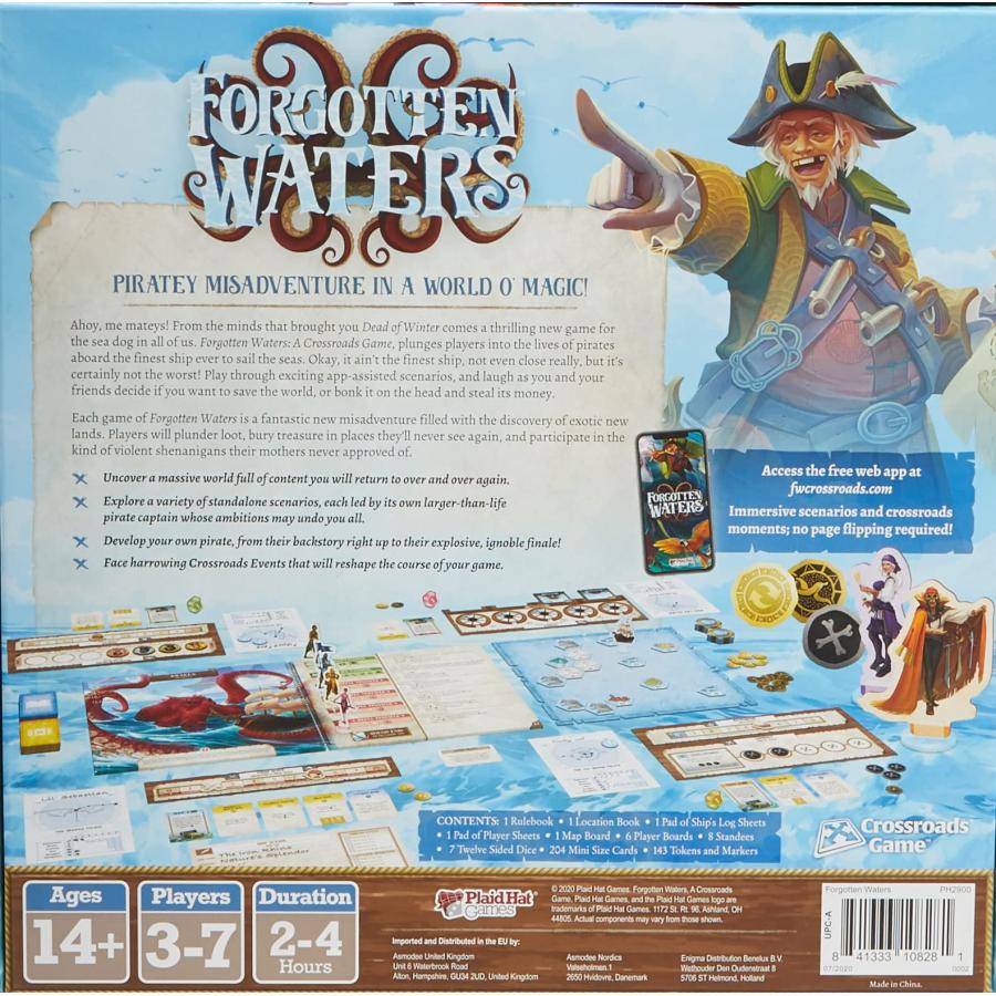 【並行輸入品】Forgotten Waters Board Game   Embark on a Hilarious Pirate Advenの画像