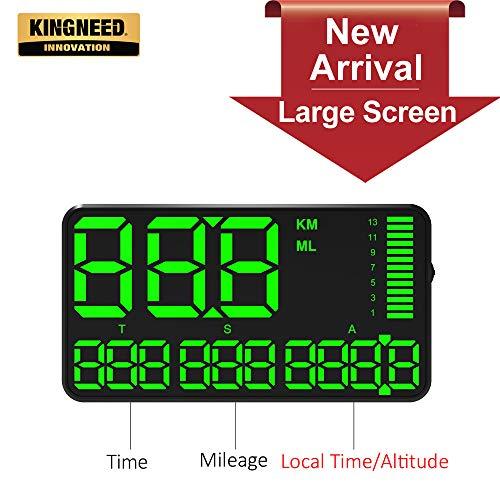 【並行輸入品】ELING Universal Head Up GPS Speedometer C90 HUD Digital Speed Di_4
