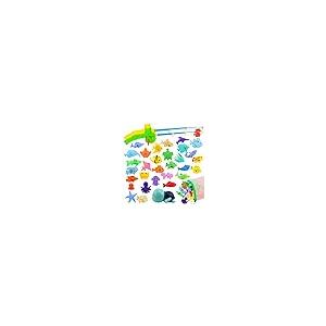 【並行輸入品】AUUGUU Magnetic Fishing Pool Toys Game, Water Table Bathtub Bathの画像