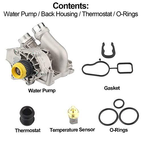 アルミウォーターポンプアセンブリ Audi A3 A4 A5 A6 Q3 Amazon.com: Aluminum Water Pump Kit Compatible with Audi A3