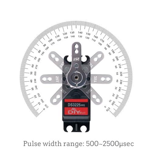 並行輸入品】DS3225 25kg RCサーボ 270度 高トルク フルメタルギア 6V