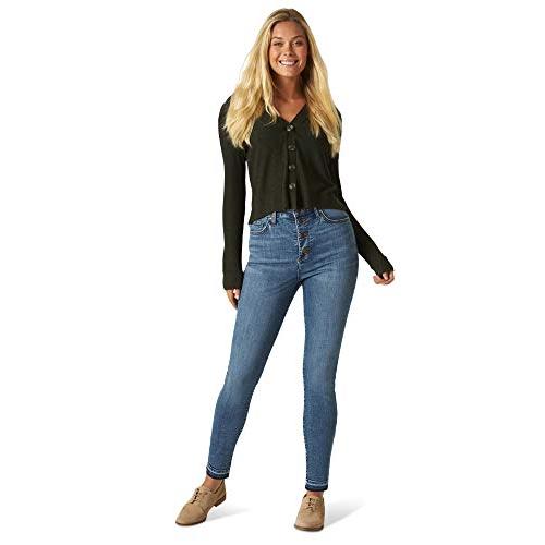 【並行輸入品】Lee Women's Slim Fit High Rise with Button Fly & Released Hem Jea_1