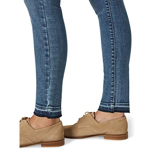 【並行輸入品】Lee Women's Slim Fit High Rise with Button Fly & Released Hem Jea_4