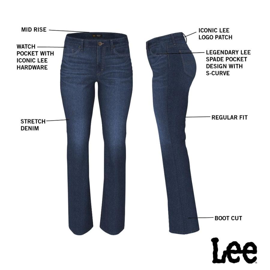 Lee Women's Regular Fit Bootcut Jean Lee Women's Legendary Mid Ri 並行輸入品｜allinone-d｜07