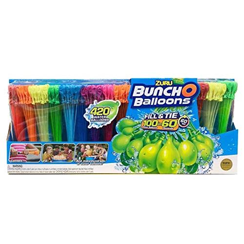 【並行輸入品】ZURU Bunch O バルーン 420 水風船 フィル\u0026タイ 100 60秒 (2パック) Zuru Bunch O Ballの画像