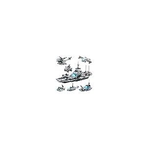 【並行輸入品】Aircraft Carrier Building Blocks Set, Ocean Defense Guard Battleの画像