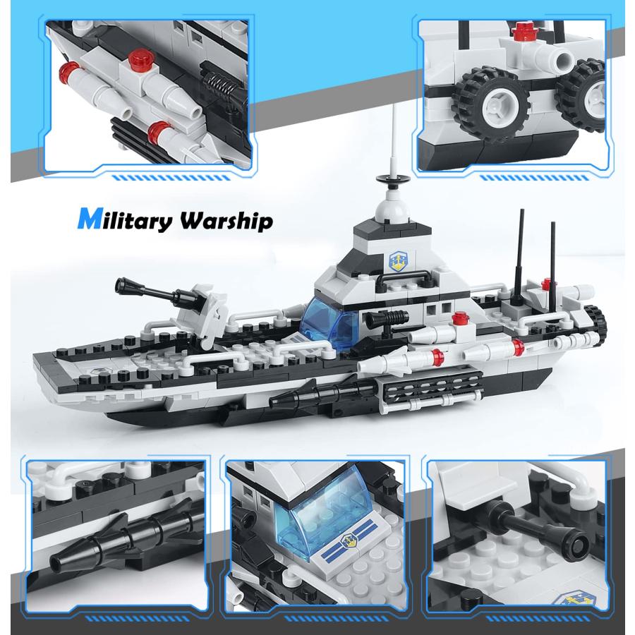 【並行輸入品】Aircraft Carrier Building Blocks Set, Ocean Defense Guard Battleの画像