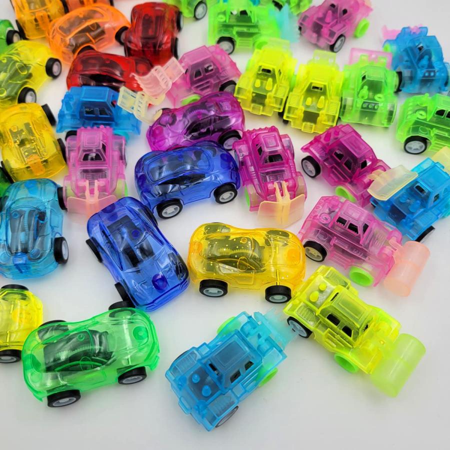 【並行輸入品】Himeeu 40個 プルバックカー ミニカー おもちゃ 摩擦力発電 レーシングカー ミニ構造 トラック 幼稚園 幼児 男の子 女 |  | 03