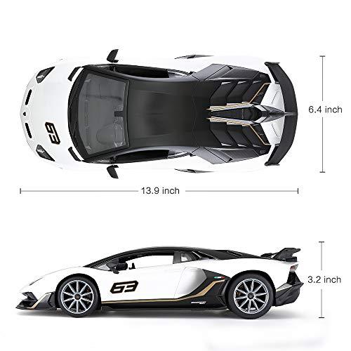 RASTAR Toy Lamborghini Car 1:14 Lamborghini Aventador SVJ Remote 並行輸入品｜allinone-d｜07