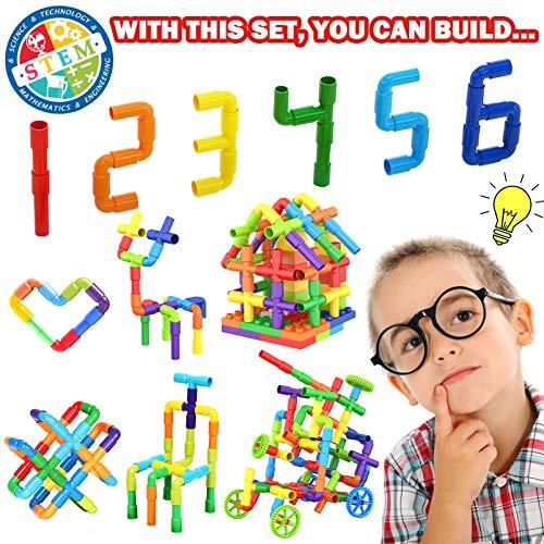 【並行輸入品】EP EXERCISE N PLAY Kids STEM Educational Toys Creative Tube Lockの画像