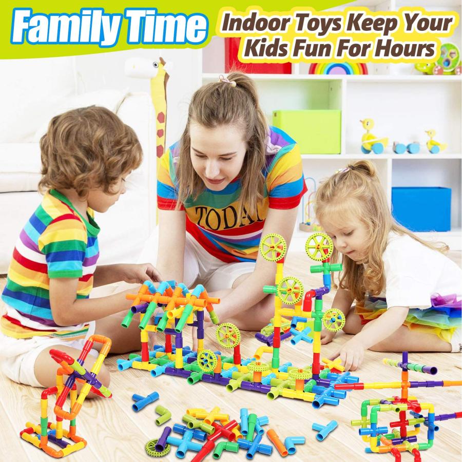 【並行輸入品】EP EXERCISE N PLAY Kids STEM Educational Toys Creative Tube Lockの画像