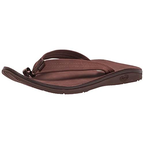 Chaco メンズ クラシック レザー ビーチサンダル, ダークブラウン, 15 Chaco Men's Classic Leat 並行輸入品｜allinone-d｜02