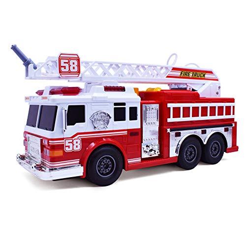 【並行輸入品】2枚入り Fire Truck #LXL94 VEBO Fire Truck Motorized with Lights, Sirの画像