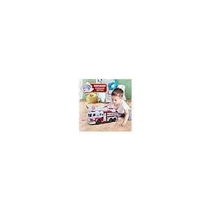 【並行輸入品】2枚入り Fire Truck #LXL94 VEBO Fire Truck Motorized with Lights, Sirの画像