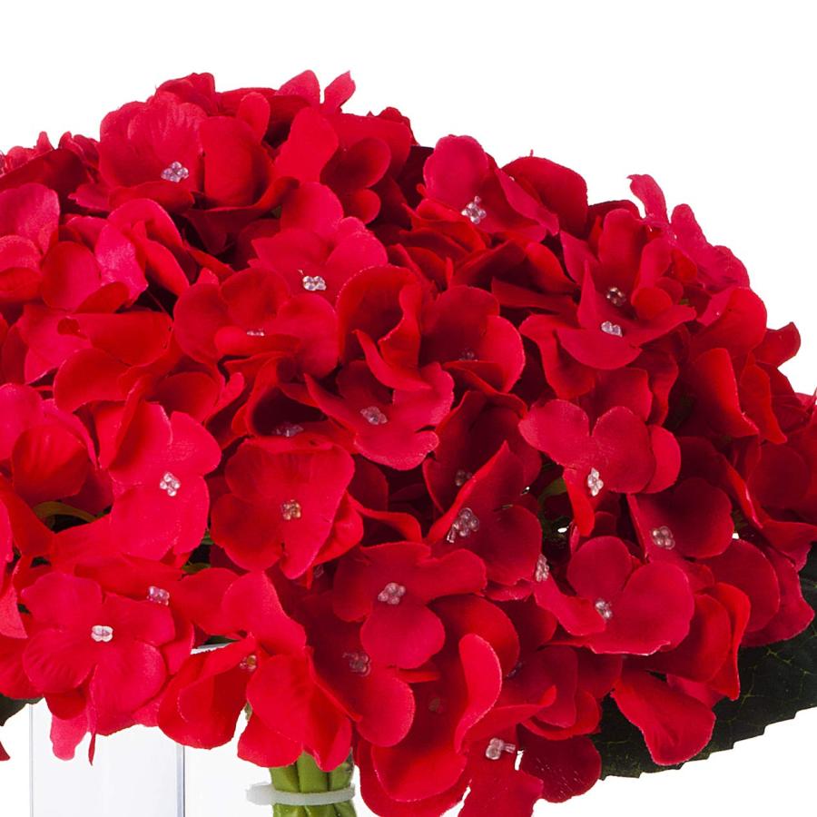【並行輸入品】ENOVA HOME Artificial Hydrangea Silk Flowers Arrangements in Cub_6