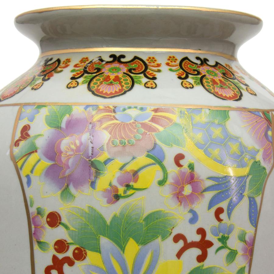 並行輸入品】ORIENTAL Furniture 14インチ 薩摩鳥と花 磁器 Tung