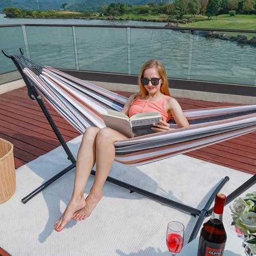 Prime Garden Hammock with Stand for Outside, Heavy Duty Space Sa 並行輸入品｜allinone-d｜05