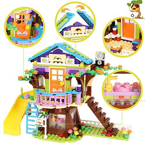 【並行輸入品】1556 Pieces Tree House Kith Happy Family Party Creative Buildingの画像
