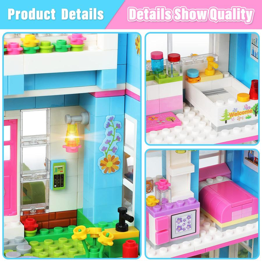 【並行輸入品】1556 Pieces Tree House Kith Happy Family Party Creative Buildingの画像