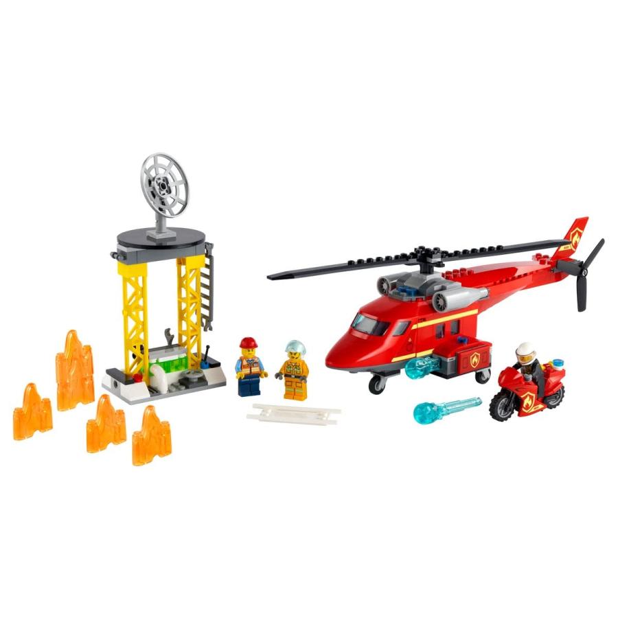 【並行輸入品】LEGO City Fire Rescue Helicopter 60281 Building Kit; Firefighterの画像