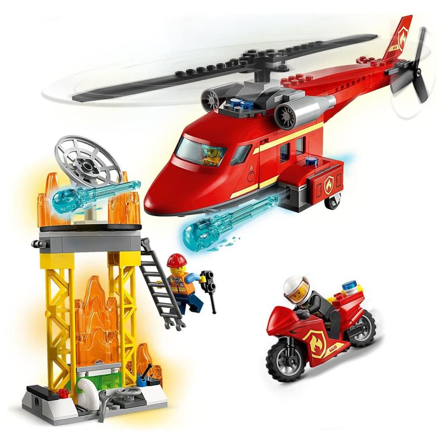 【並行輸入品】LEGO City Fire Rescue Helicopter 60281 Building Kit; Firefighterの画像