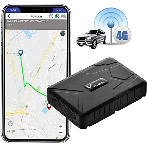 並行輸入品】4G GPS Tracker for Vehicles 7800mAh Waterproof Real