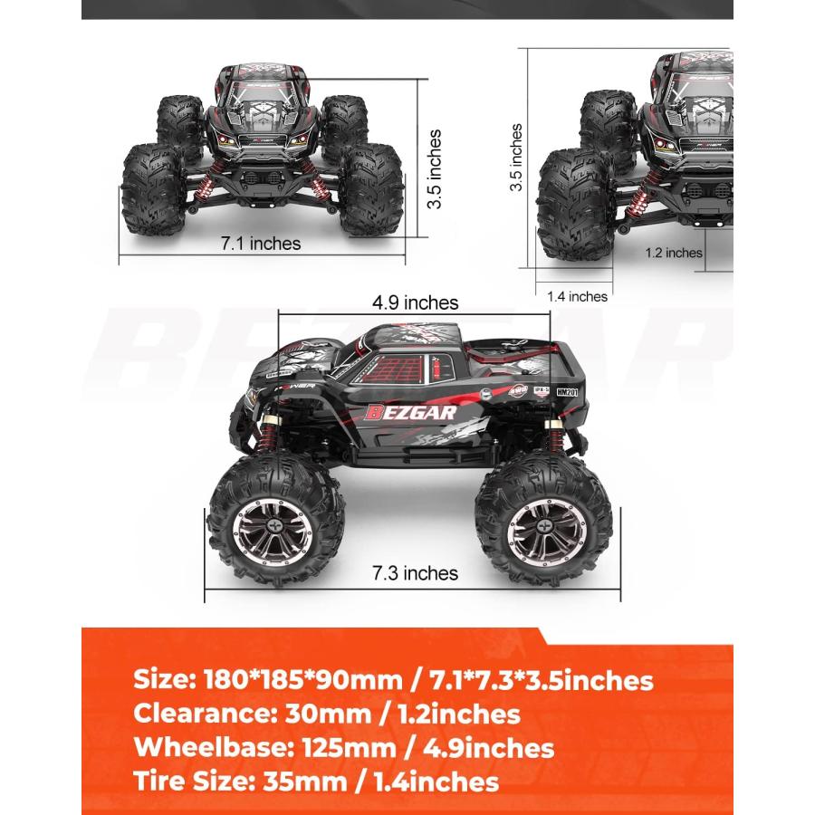 並行輸入品】BEZGAR リモートコントロールトラック 9145 高速 全