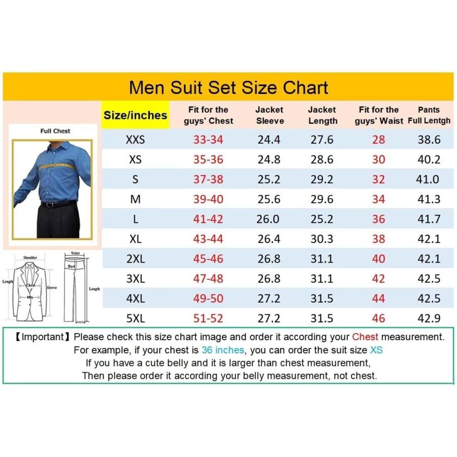 【並行輸入品】JEXJ フォーマルスーツ メンズ ウェディング スリムフィット 3ピース ドレス ビジネス パーティー ジャケット ベスト & |  | 06