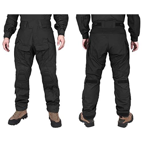 【並行輸入品】KRYDEX Tactical メンズ G3 コンバットパンツ 膝パッド付き 3X Large ブラック KRYDEX Tacti