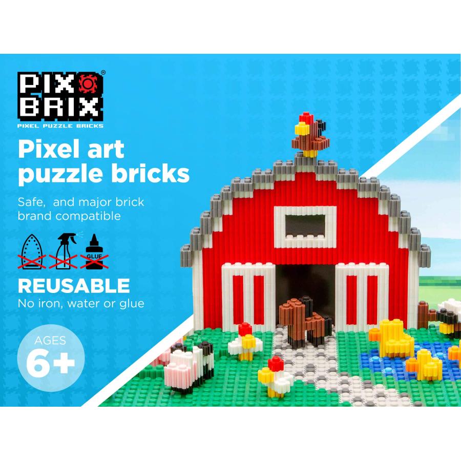 【並行輸入品】Building Bricks Bundle With Tool, 4500 Piece Pix Brix Pixel Art Pの画像