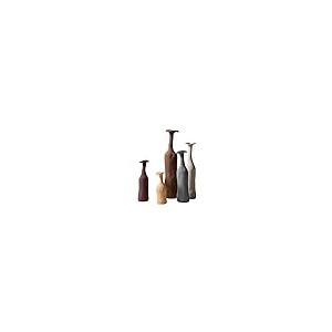 【並行輸入品】モダンセラミック花瓶セット、Morandi マルチカラー ミニマリスト 卓上装飾 リビングルーム 北欧彫刻アートフラワー、セット1の画像