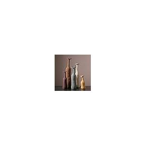 【並行輸入品】モダンセラミック花瓶セット、Morandi マルチカラー ミニマリスト 卓上装飾 リビングルーム 北欧彫刻アートフラワー、セット1の画像