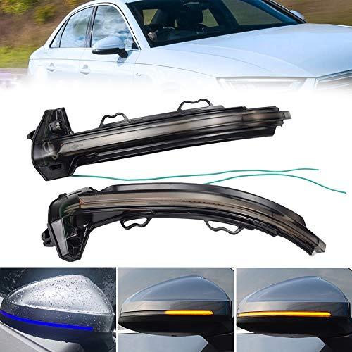 【並行輸入品】Hacreyatu ダイナミックLEDウィンカーサイドミラーライトインジケーターウィンカー アウディ A4 A5 B9 S4 S5_1