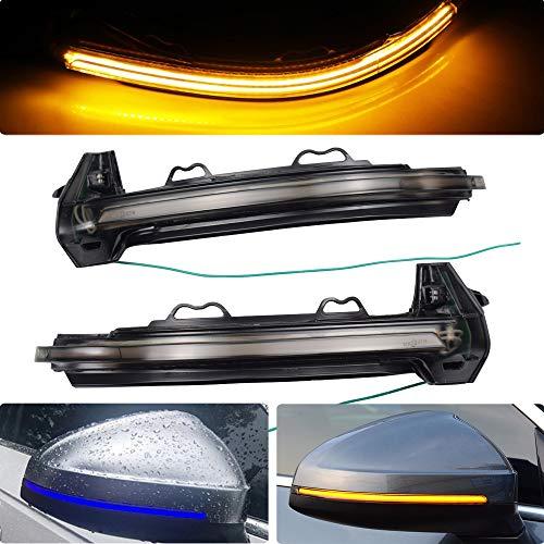 【並行輸入品】Hacreyatu ダイナミックLEDウィンカーサイドミラーライトインジケーターウィンカー アウディ A4 A5 B9 S4 S5_4