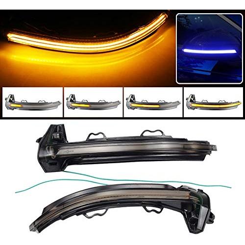 【並行輸入品】Hacreyatu ダイナミックLEDウィンカーサイドミラーライトインジケーターウィンカー アウディ A4 A5 B9 S4 S5_7