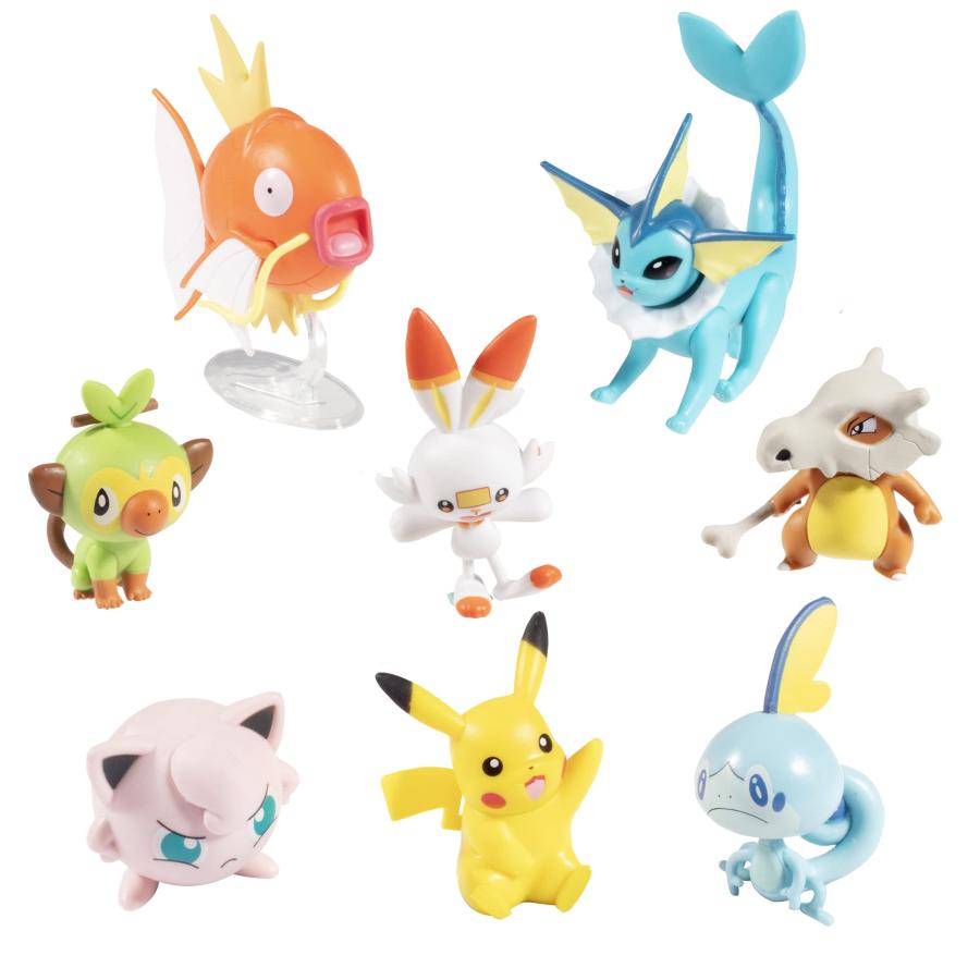 【並行輸入品】Pokemon Battle Ready! Figure Set, 8 Pieces   Playset with 2 \u0026 3_3