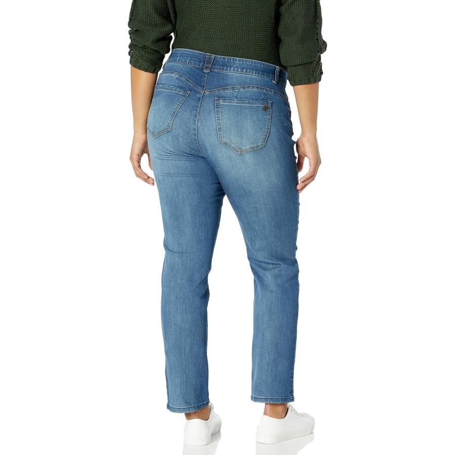 【並行輸入品】Democracy womens Petite "Ab"solution Jegging Jeans， Blue， 4 Petit_9