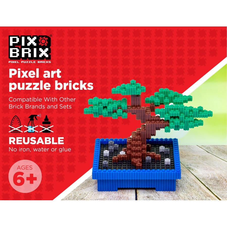 【並行輸入品】Pix Brix Pixel Art Puzzle Bricks   The Great Wave Off Kanagawa Pの画像