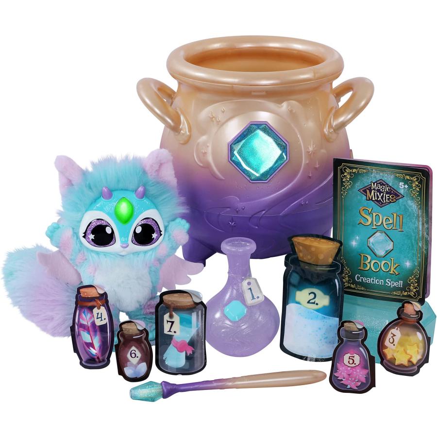 【並行輸入品】Magic Mixies Magical Misting Cauldron with Interactive 8 inch Bluの画像