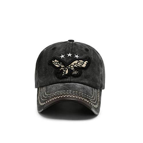 【並行輸入品】[XibeiTrade] ヴィンテージイーグルコットン野球帽女性メンズスポーツアウトドアカジュアルサンハット (Khaki) Xi |  | 07