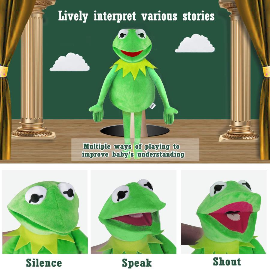 【並行輸入品】Kermit Frog Puppet， The Muppet Show， Soft Hand Frog Stuffed Plus_6
