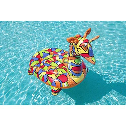 並行輸入品】H2OGO Pop Giraffe Ride On Swimming Pool Float Lake 
